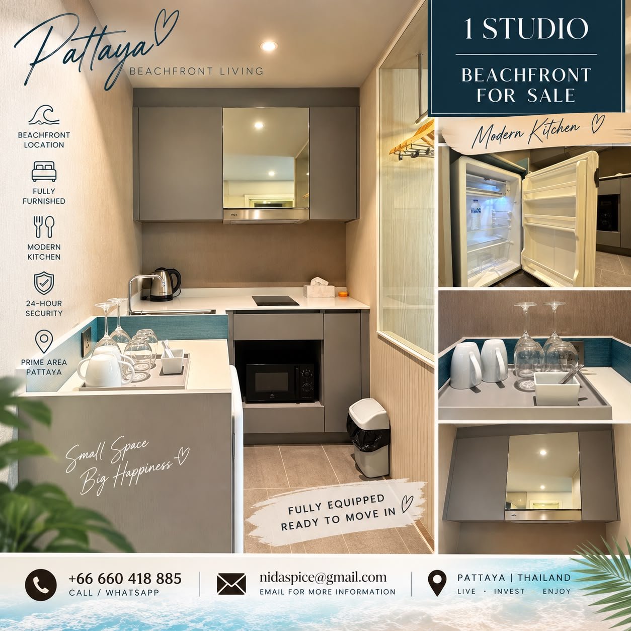 Bayphere Beachfront Studio Pattaya — 3